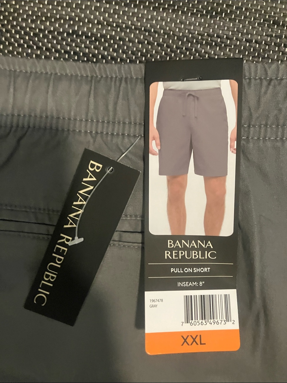 Banana Republic Men’s Gray Pull-On Swim Hybrids